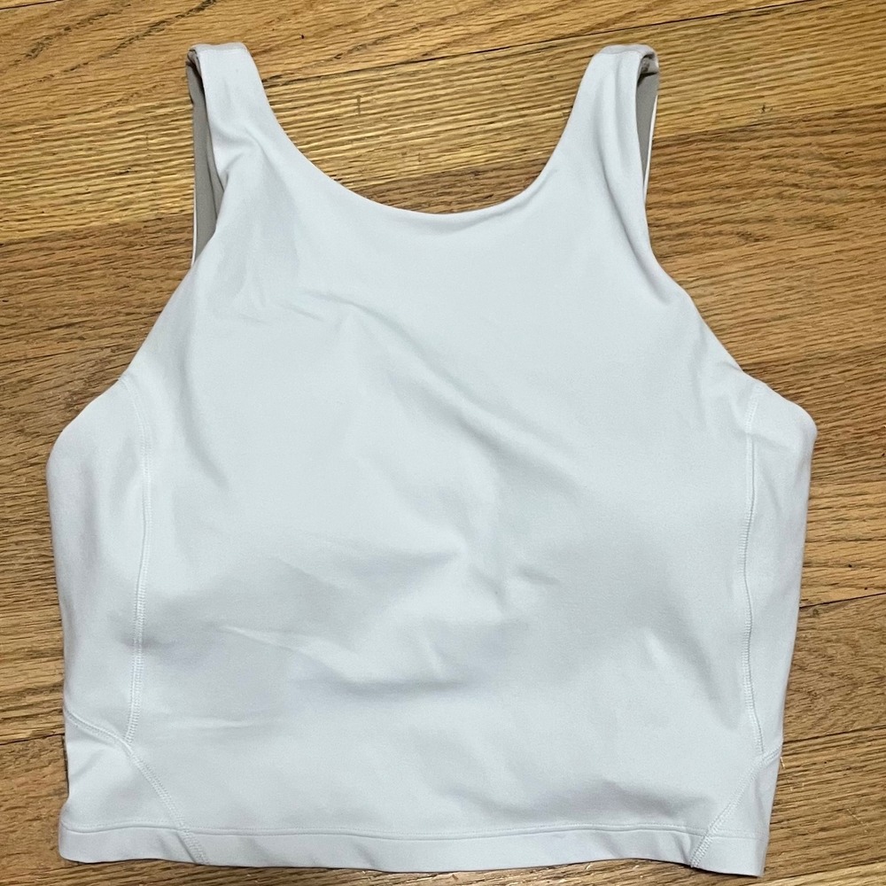lululemon athletica White Cropped Tank Top